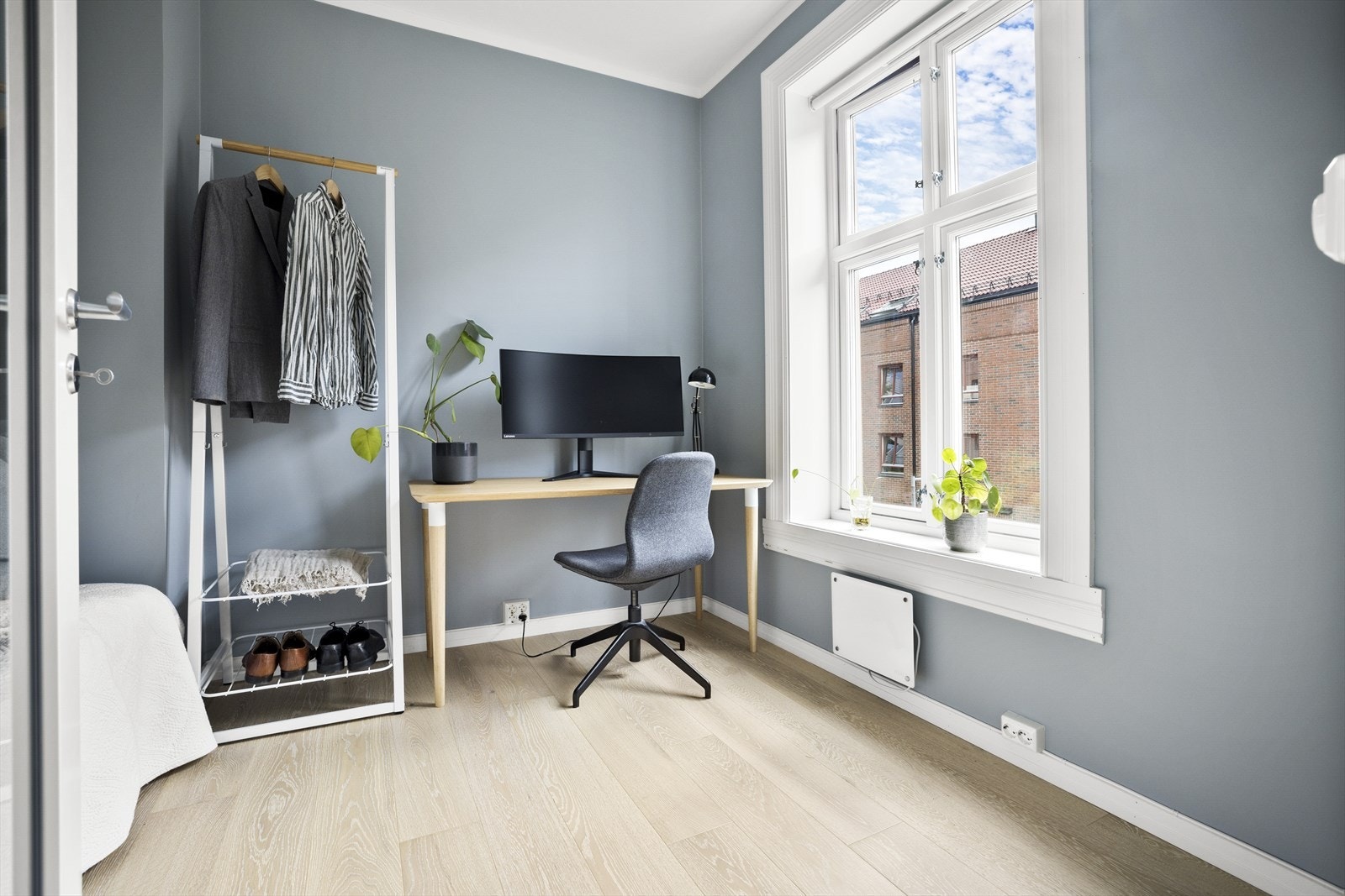 I dag blir rommet brukt til både gjesterom, men også kontor. Galleribilde