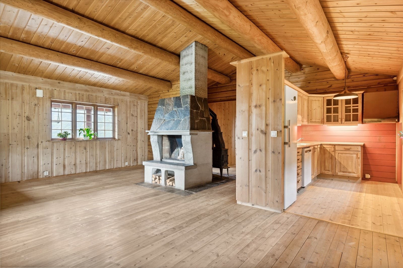 Her er det åpen røste som gir god romfølelse. Galleribilde