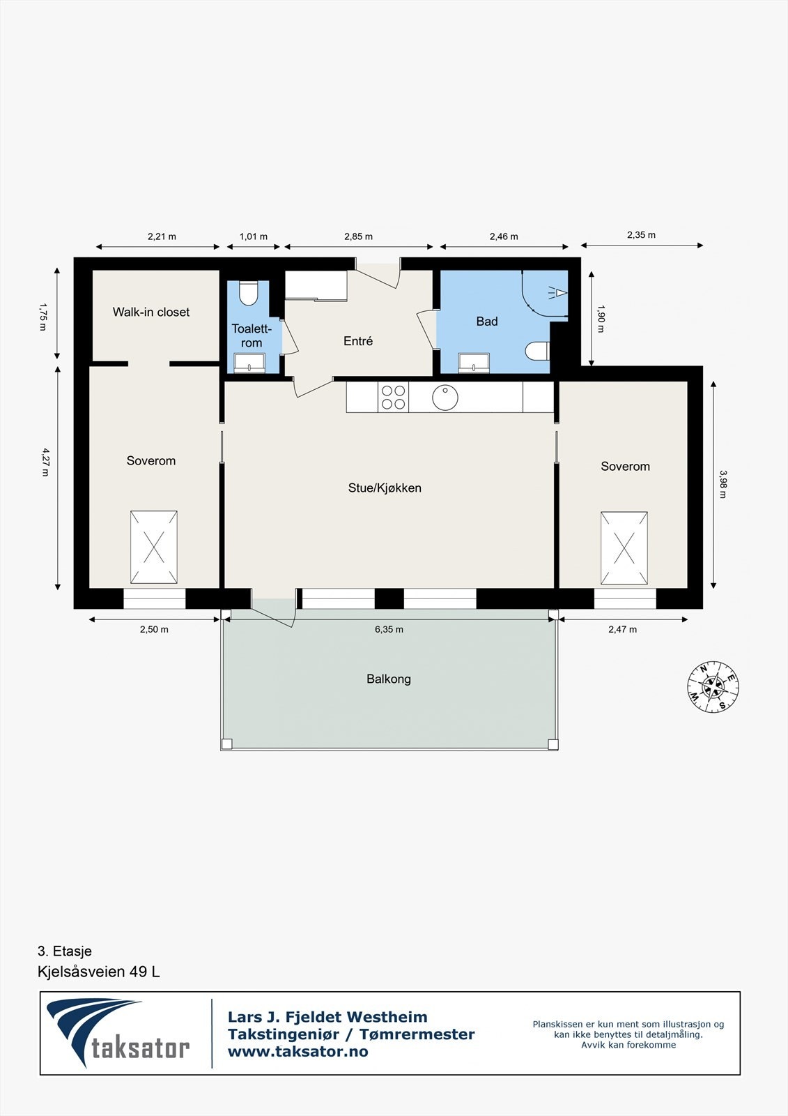 Plantegning Galleribilde
