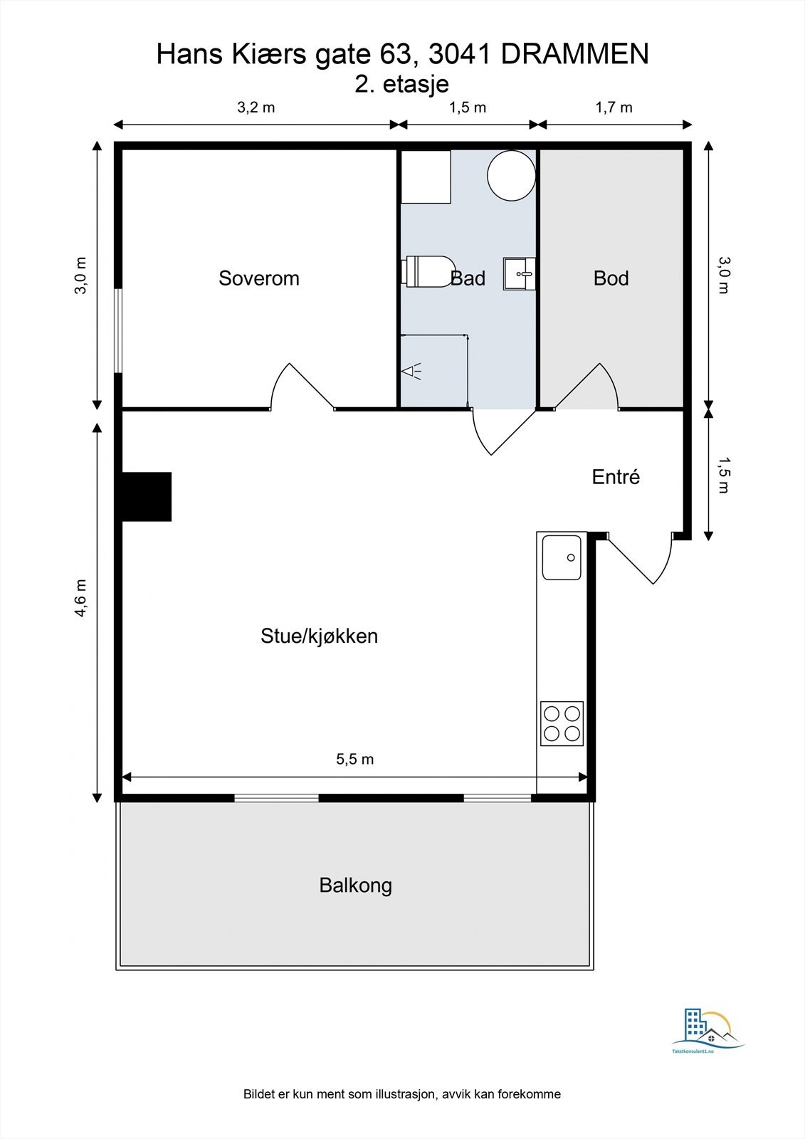 Plantegning Galleribilde
