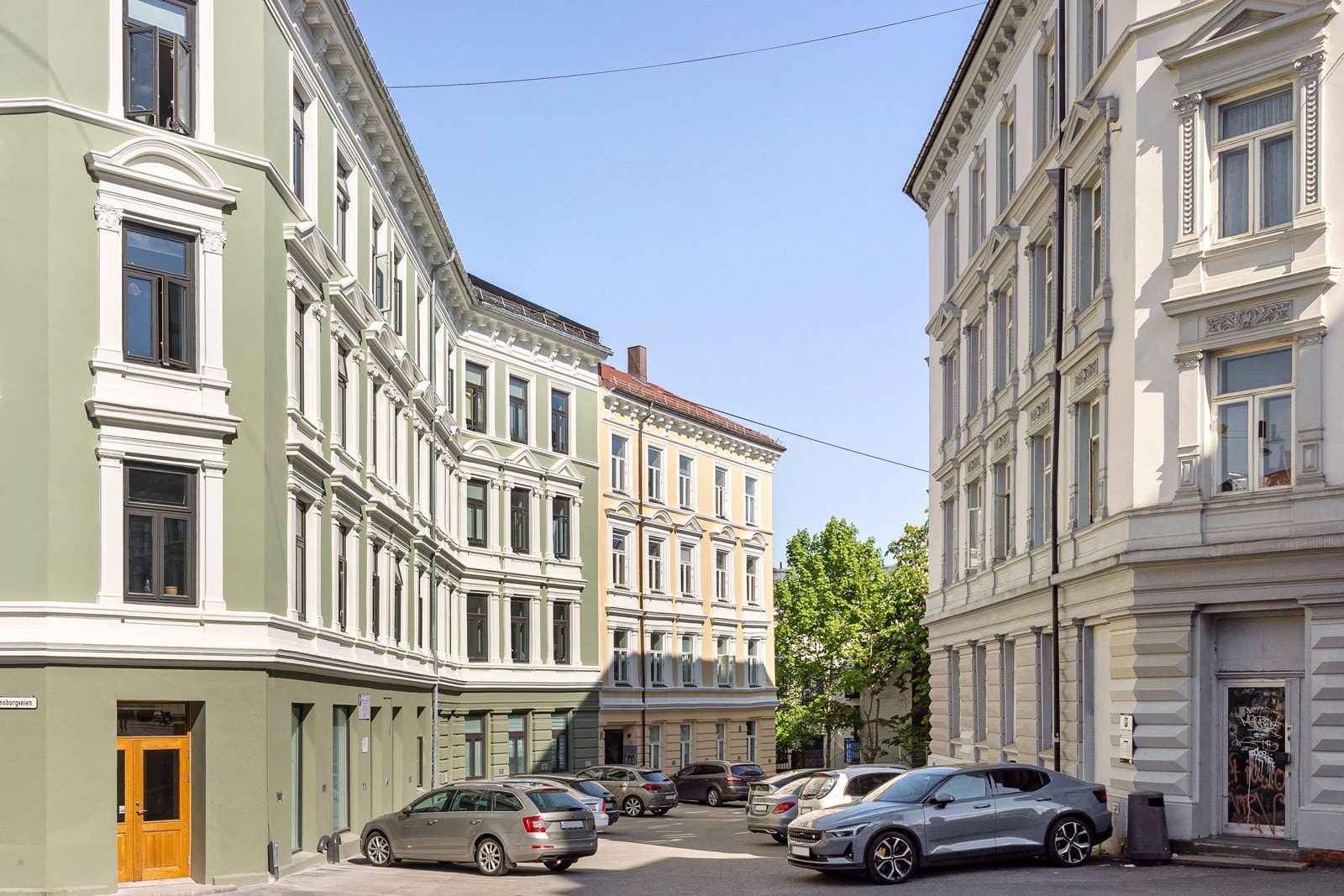 Fredensborgveien 25 ligger godt skjermet for trafikkstøy. Galleribilde