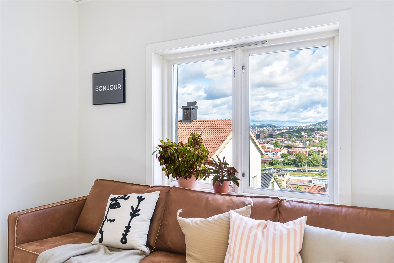 Nyt utsikten fra stuen Galleribilde