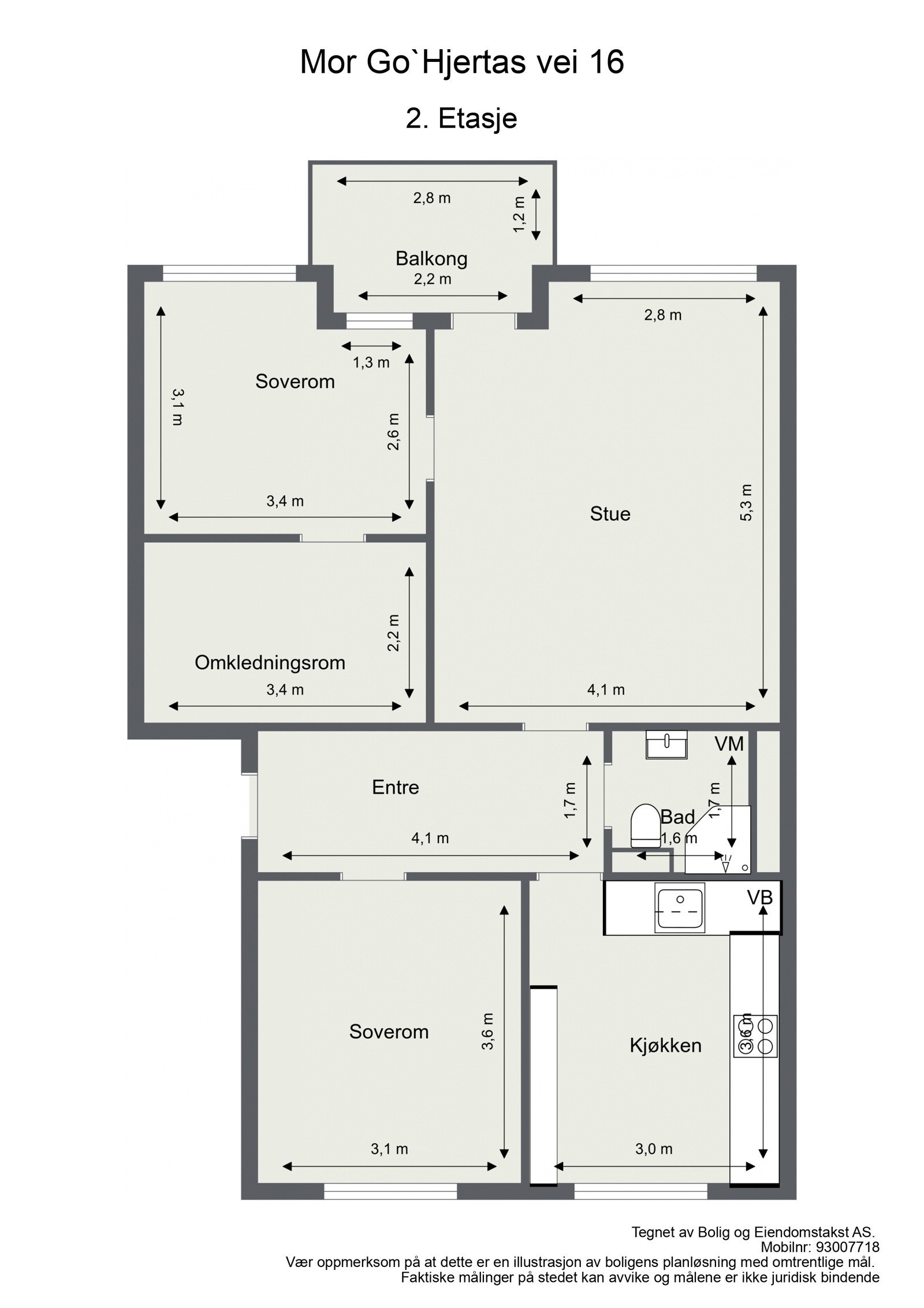 Først plantegning, så du får orientert deg litt før du ser videre. Galleribilde