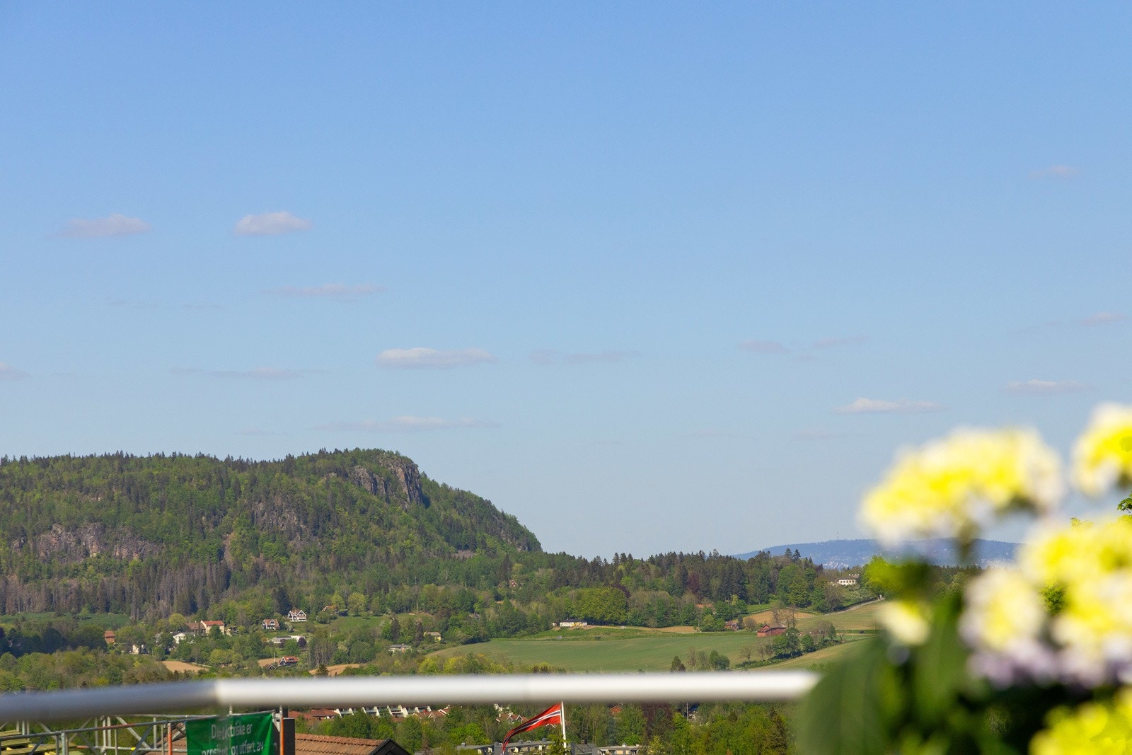 Utsikt fra takterrassen Galleribilde