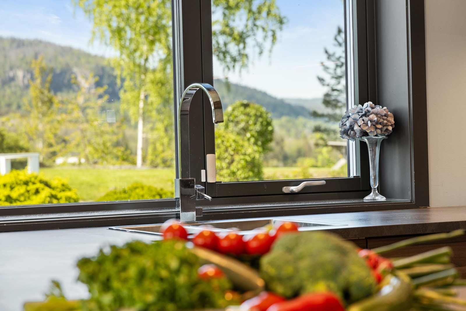 Utsikt fra kjøkkenet Galleribilde