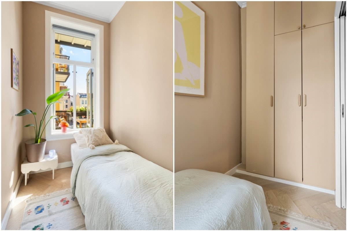 Soverom vendt mot bakgård Galleribilde