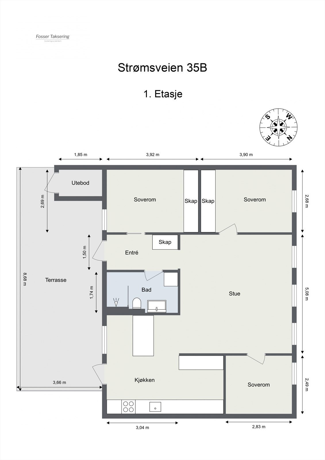 Plantegning. Galleribilde