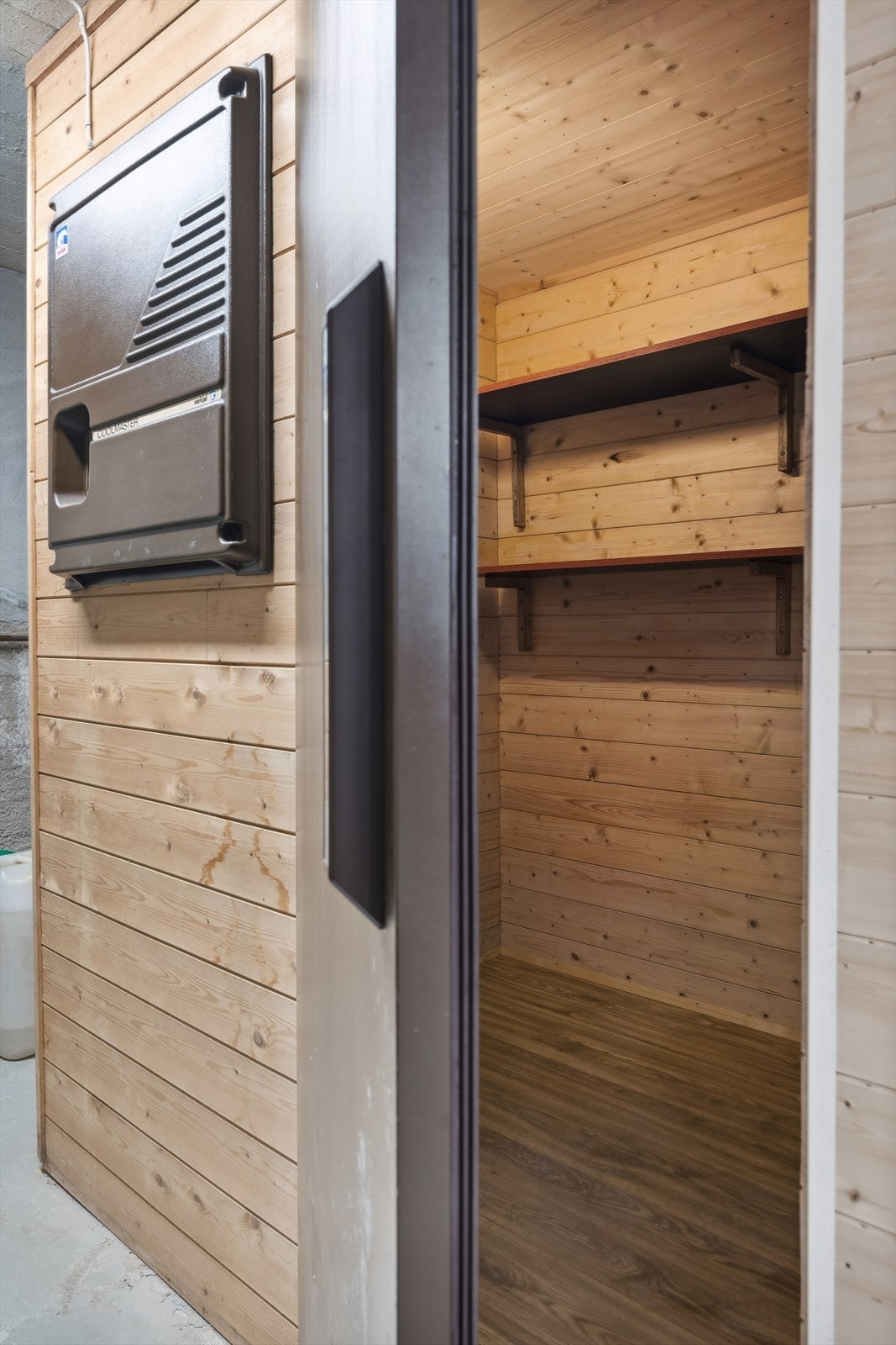 I kjelleren har man også et kjølerom. Galleribilde