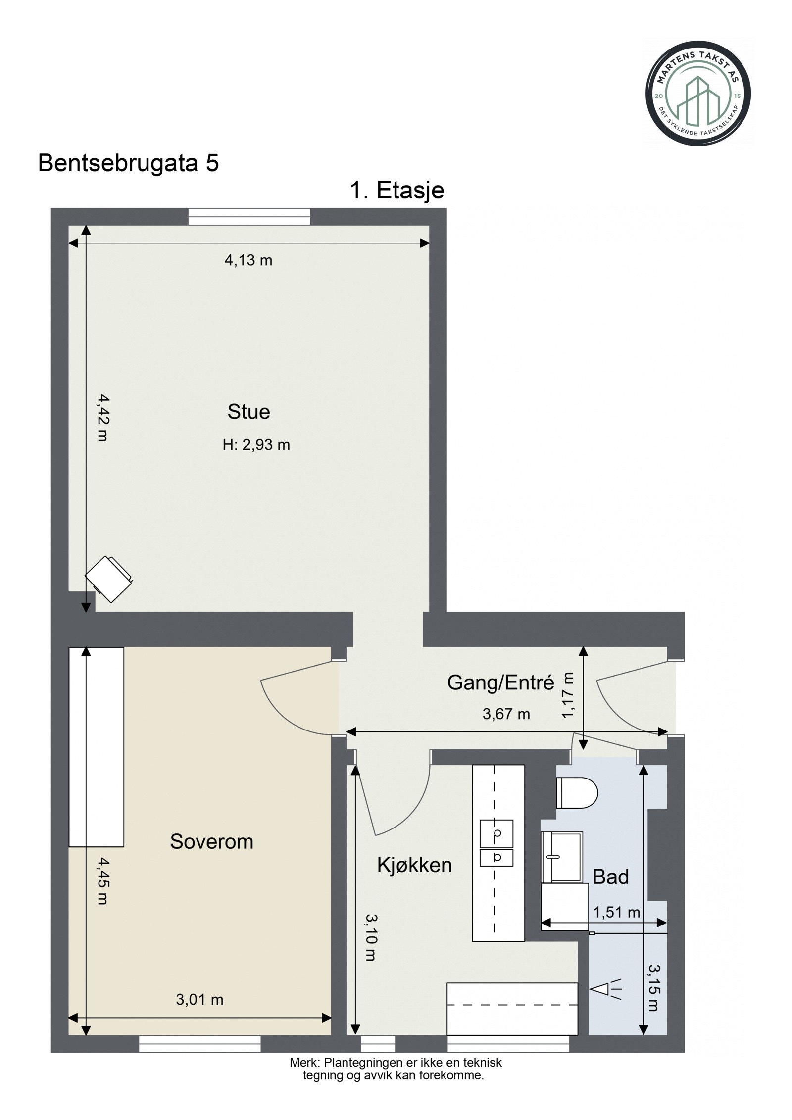 Plantegning. Galleribilde