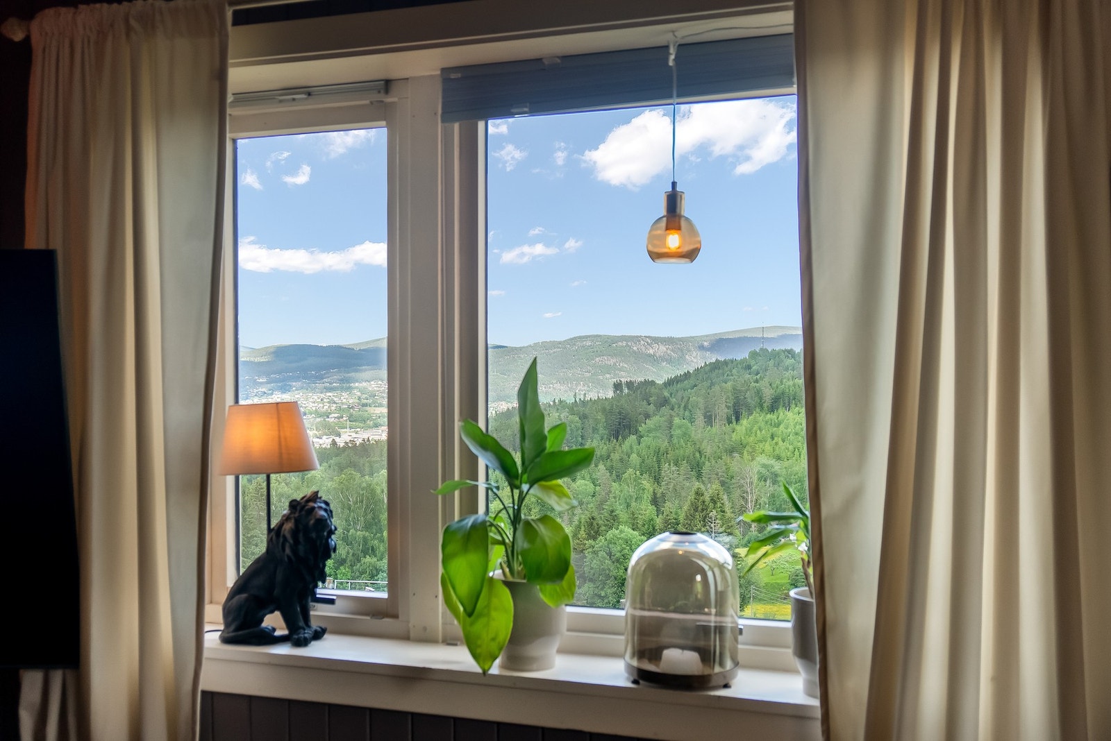 Utsikt fra stuevindu Galleribilde