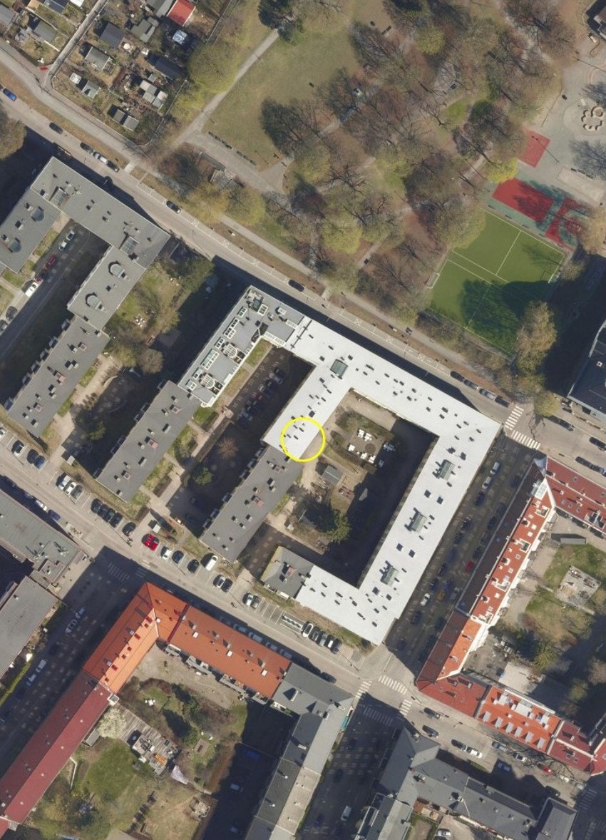 Ortofoto Bjølsenborgen Brl. Galleribilde