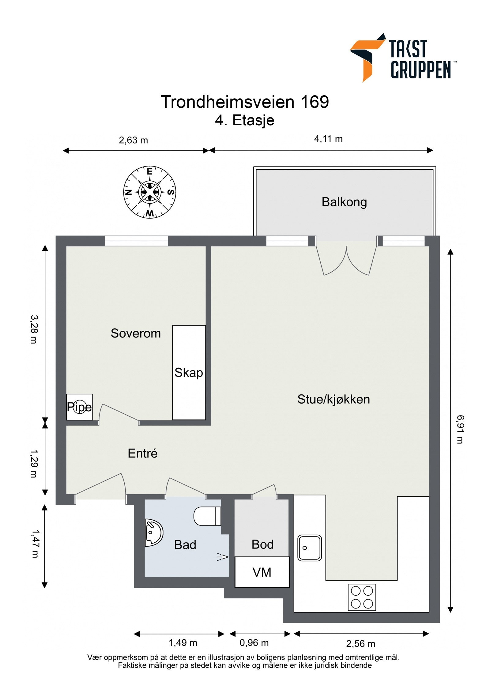 Plantegning Galleribilde