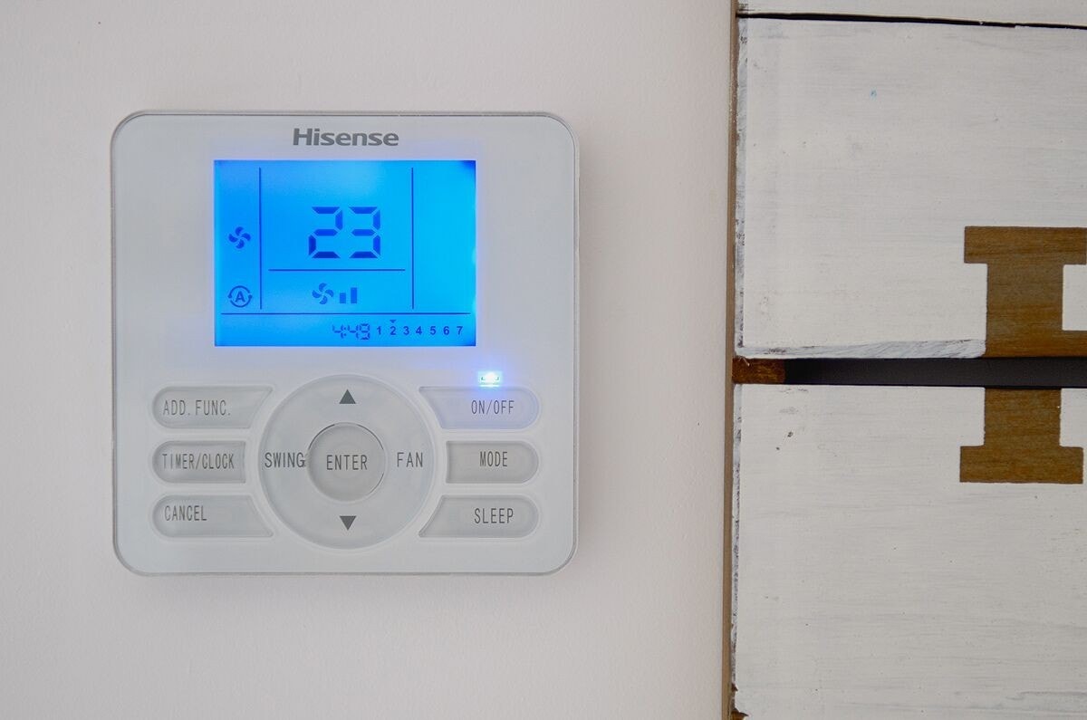 Airconditioning kulde/varme gjennom skjulte kanaler Galleribilde