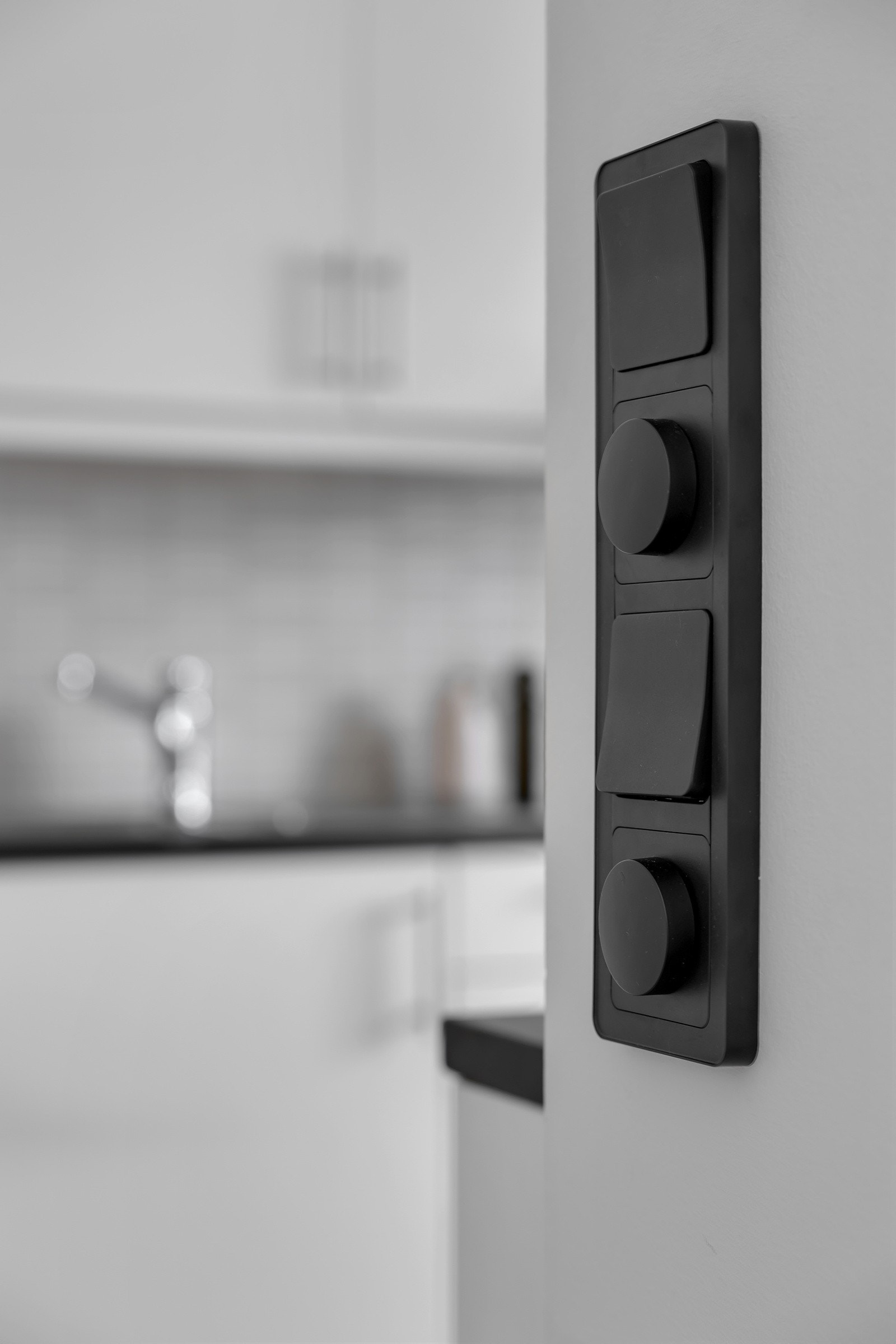 Eletrisk anlegg er oppgradert med moderne brytere med smarthusløsning Galleribilde