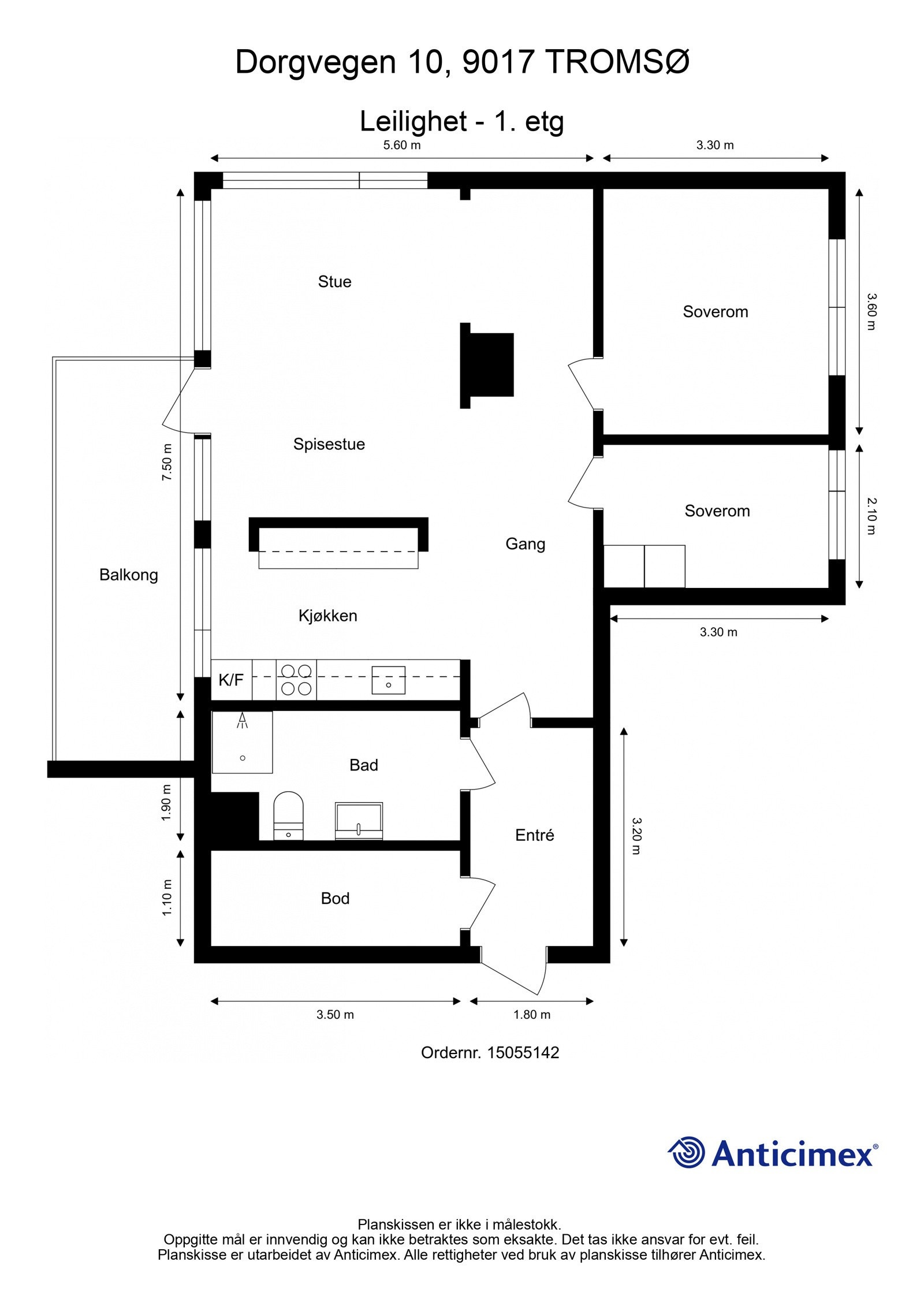 Plantegning Galleribilde