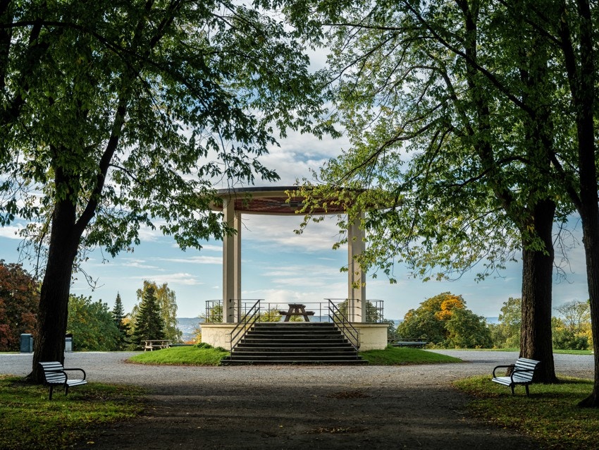 Torshovparken og den ikoniske paviljongen ligger bare få minutters gange fra leiligheten. Galleribilde