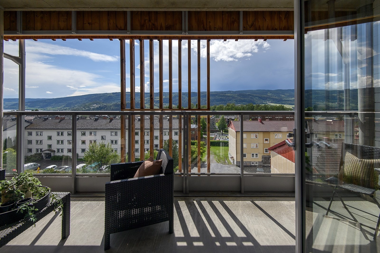 Vestvendt balkong Galleribilde
