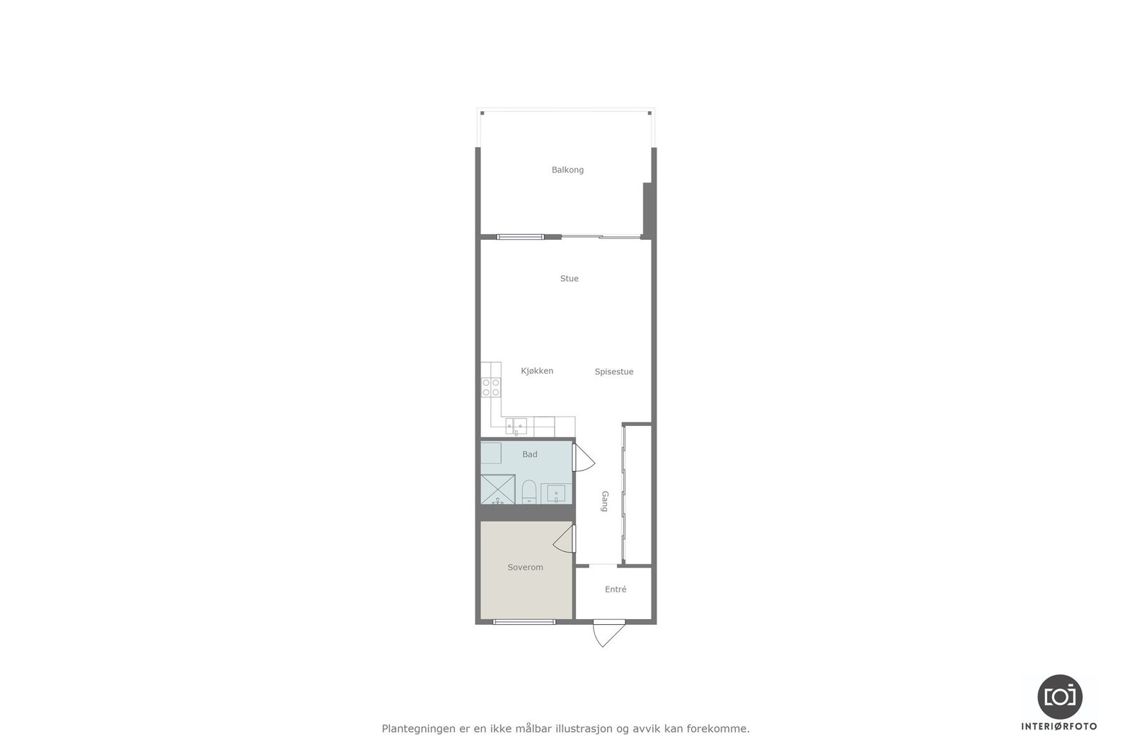 Plantegning Galleribilde