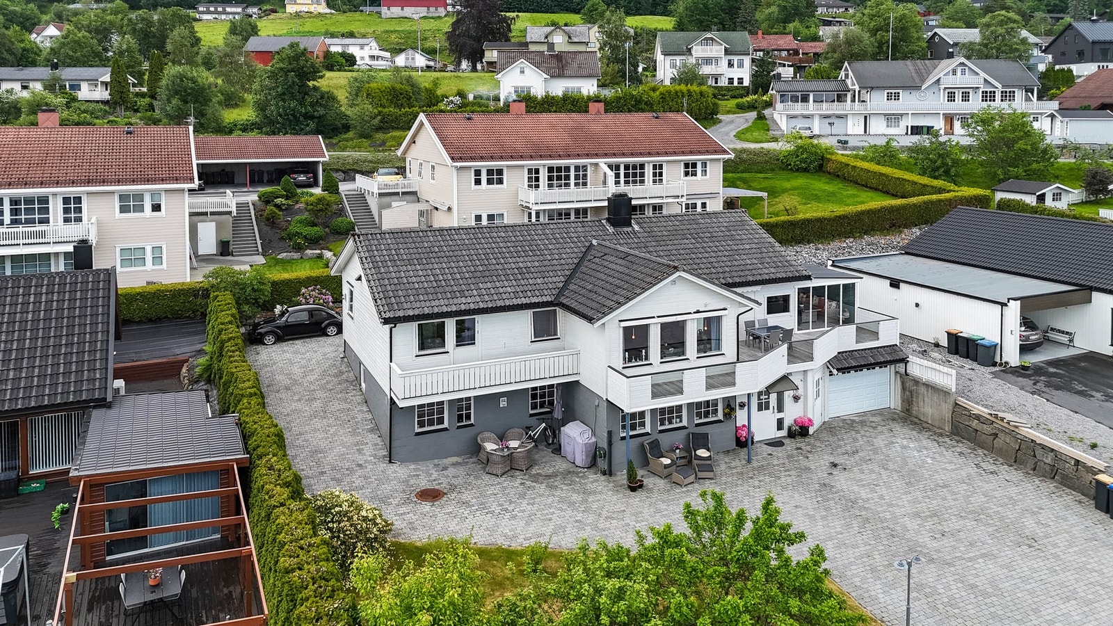 Dronefoto. Galleribilde