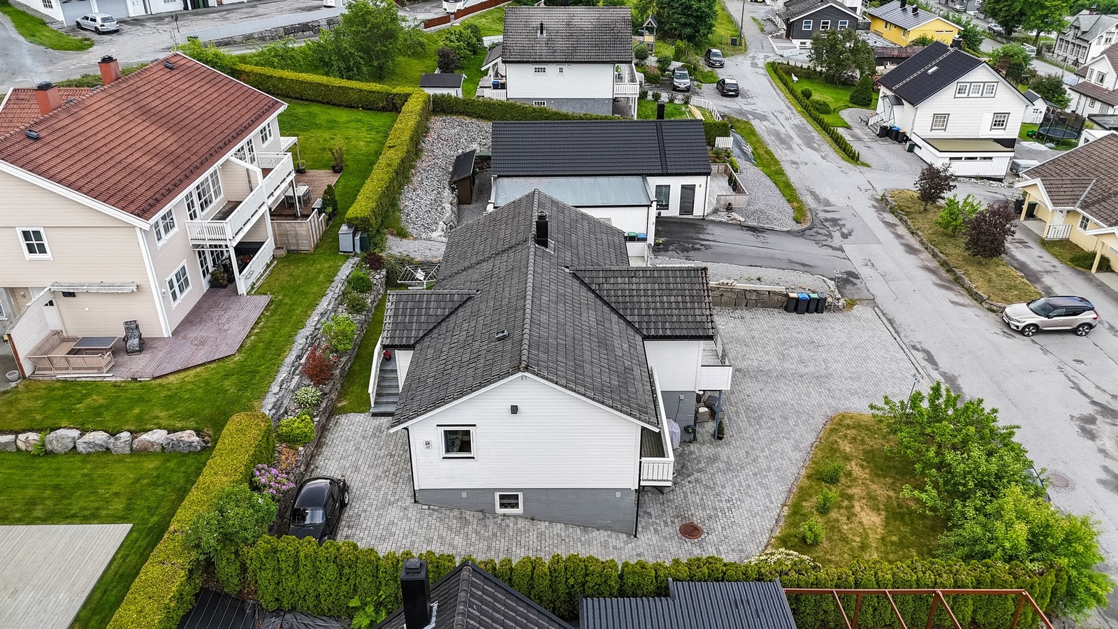 Dronefoto. Galleribilde