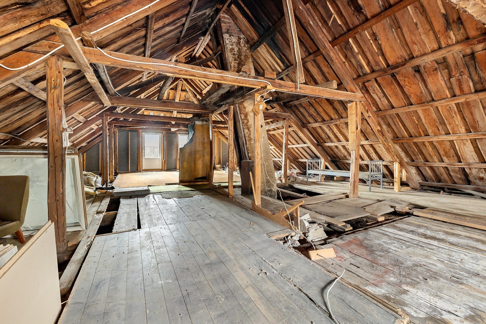 2.etasje i boligen er uinnredet og et blankt ark Galleribilde