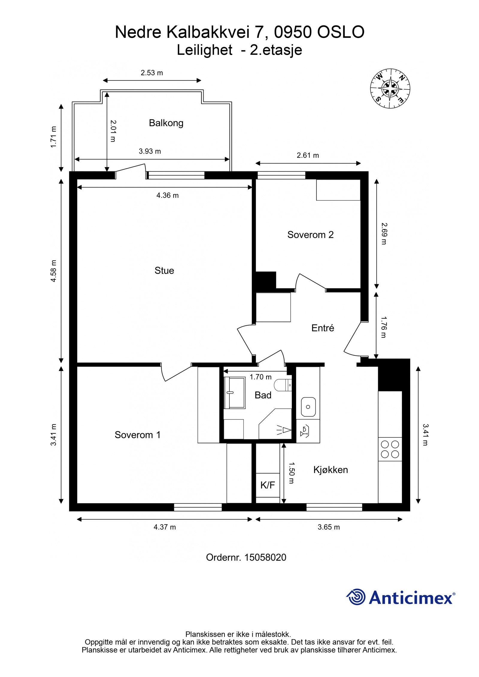 Plantegning Galleribilde
