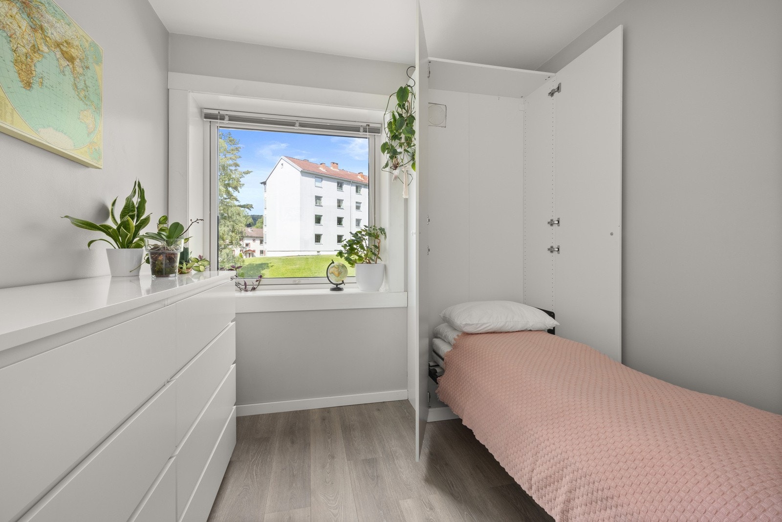 Praktisk sengeløsning følger med Galleribilde