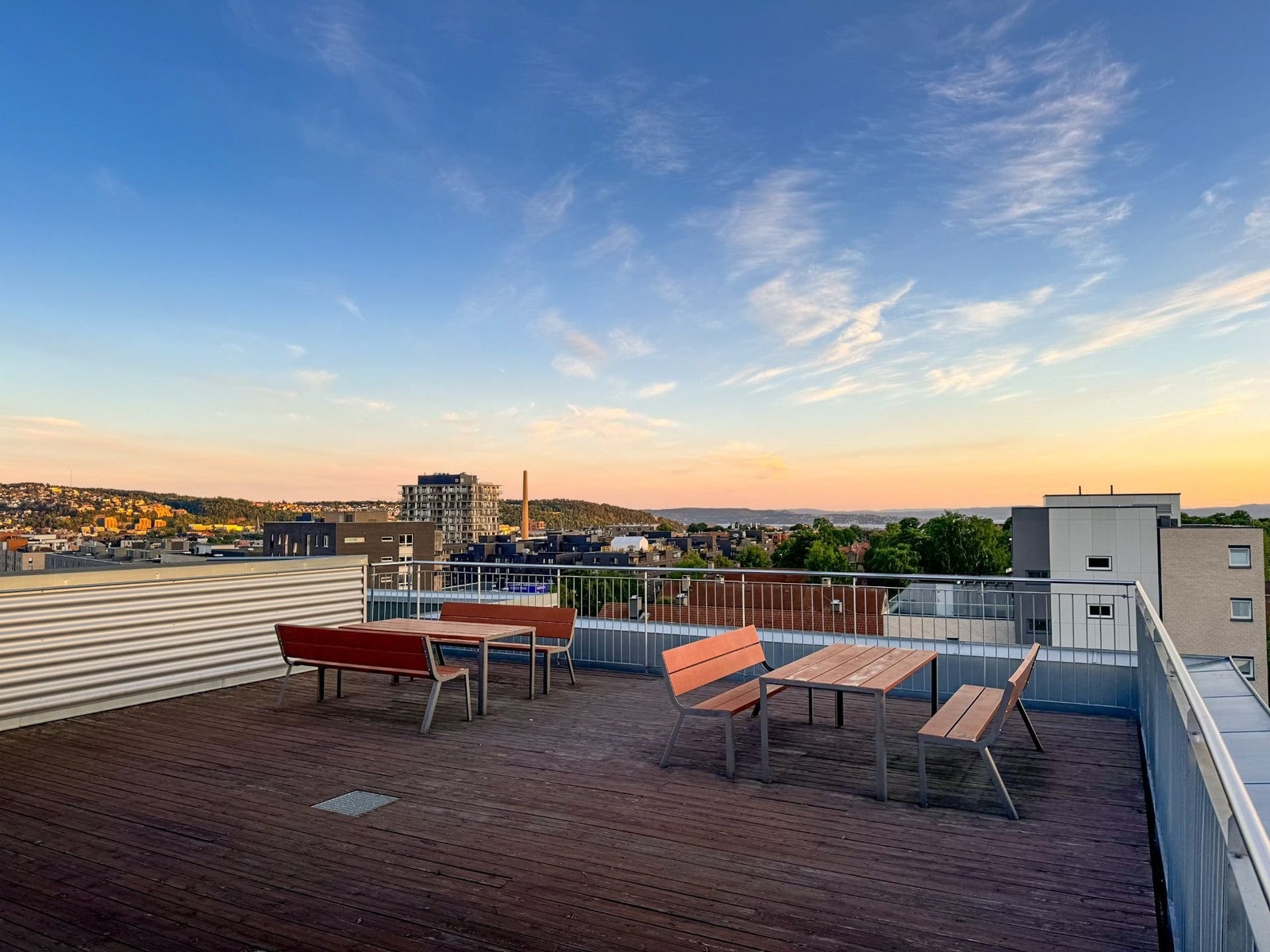 Fantastisk utsikt fra takterrassen! Galleribilde