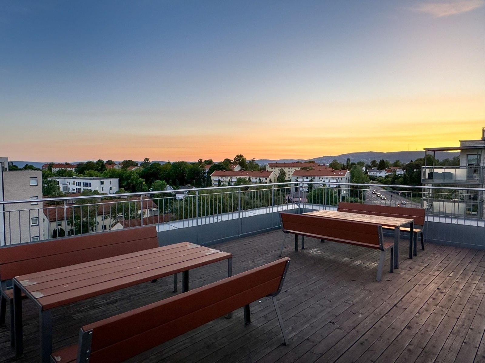 Her kan du nyte nydelige solnedganger. Galleribilde