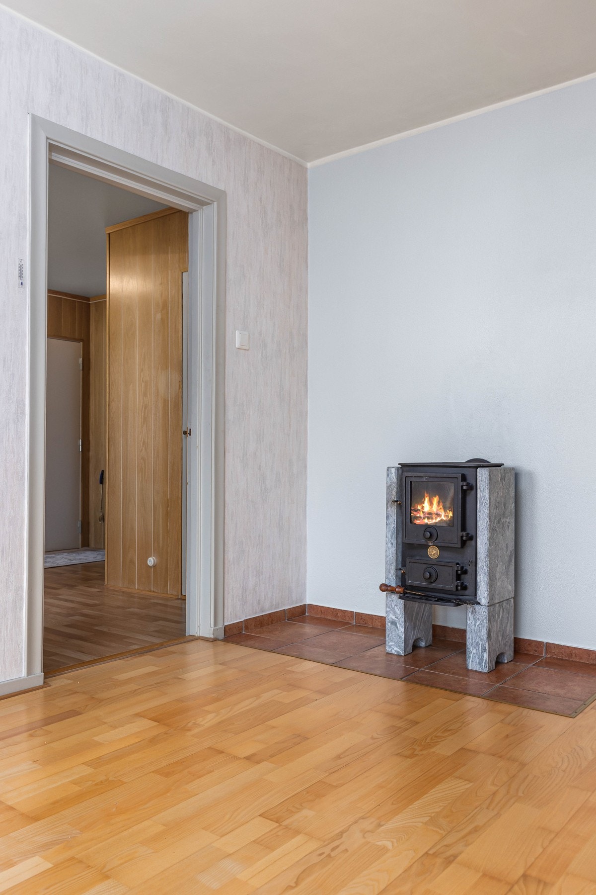 Vedovn for kalde vinterdager og lave strømpriser. Galleribilde