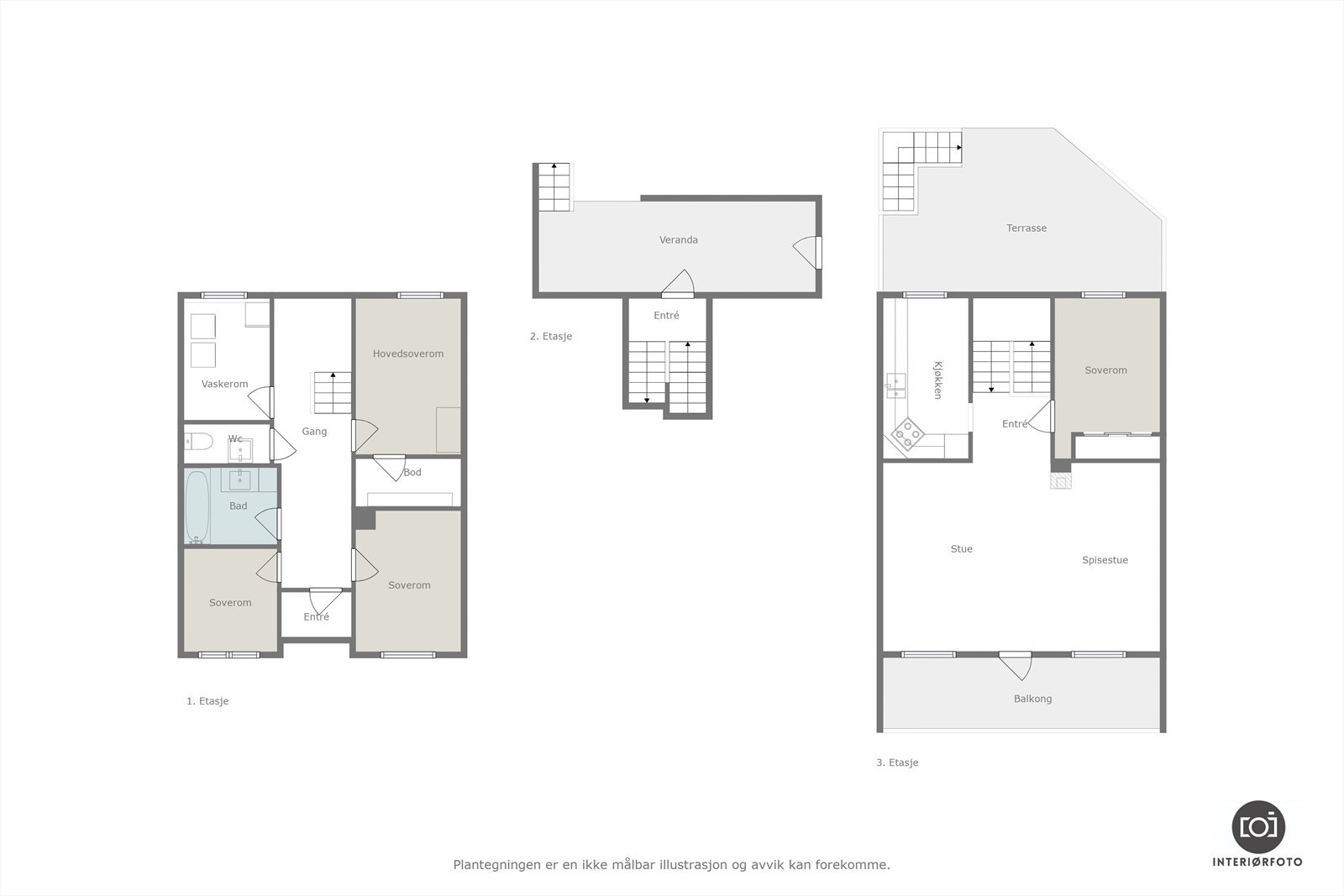 Plantegning Galleribilde