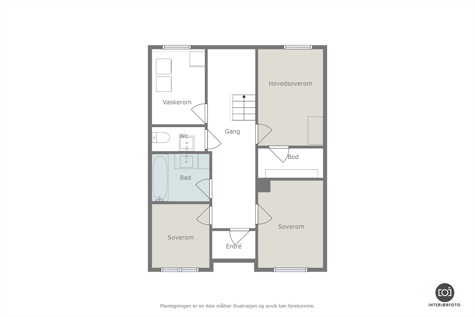 Plantegning Galleribilde