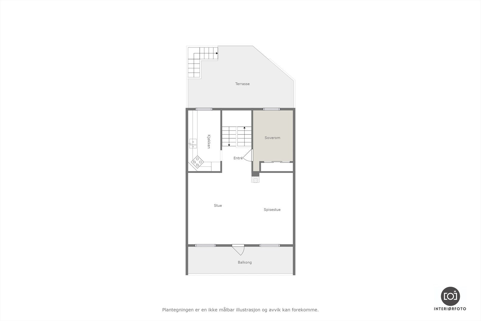 Plantegning Galleribilde