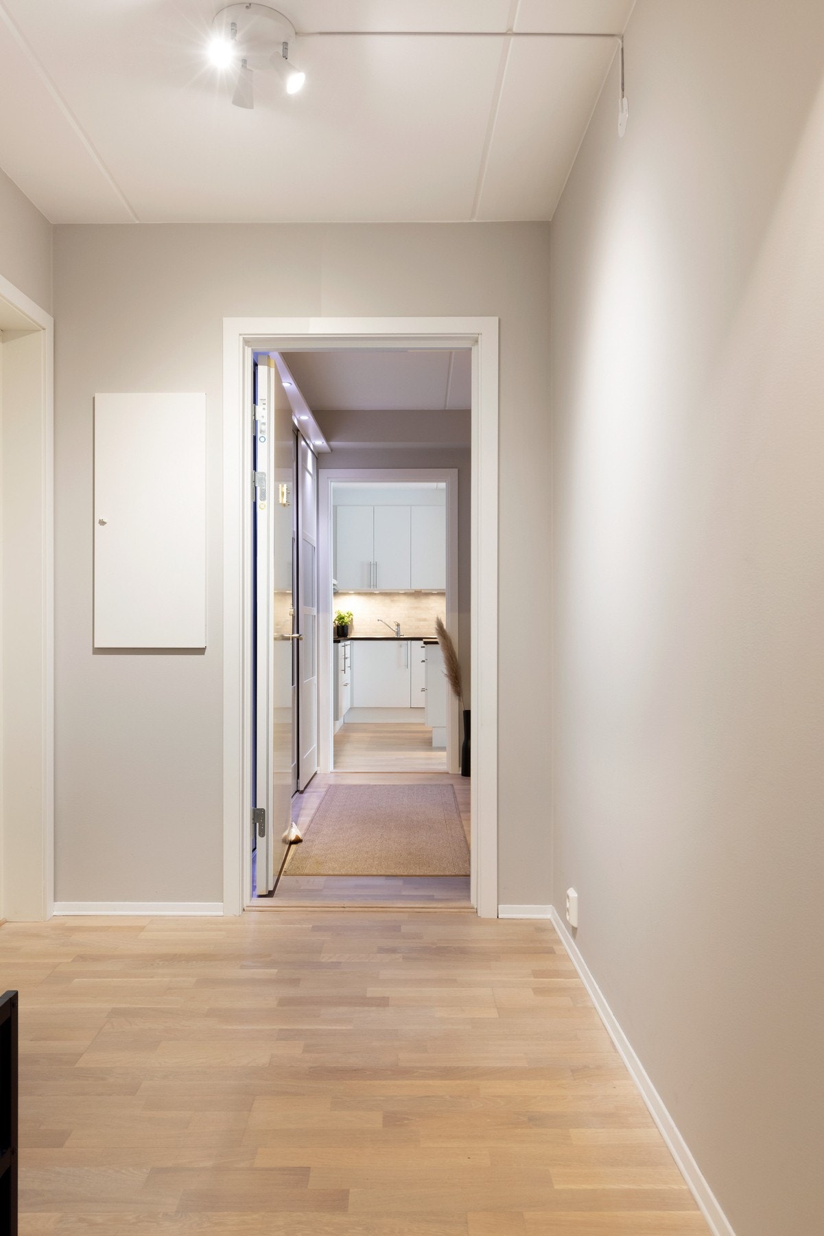 Felles entré inn til hoveddelens gang samt hybel. Galleribilde