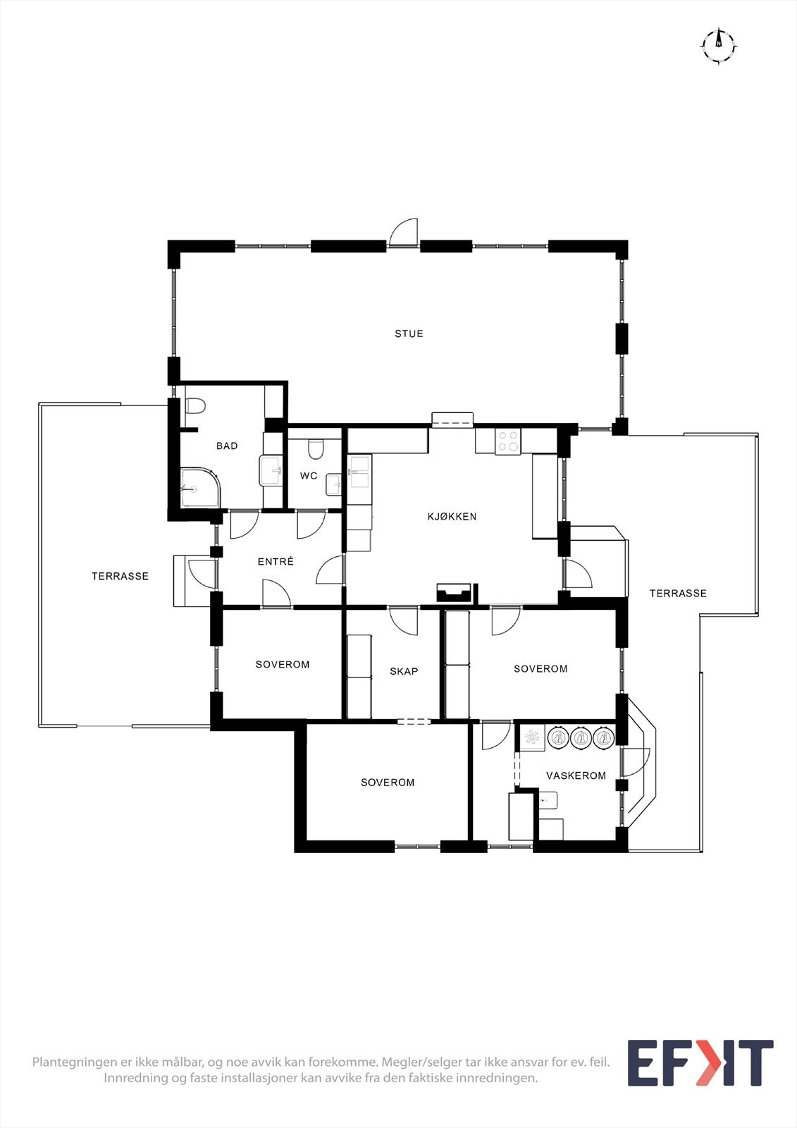 1. etasje - Plantegninger Galleribilde