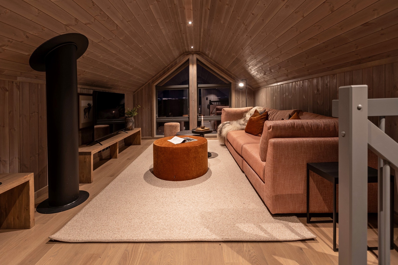 Loftstue - leveranse i avbildet hytte avviker fra standard leveranse Galleribilde