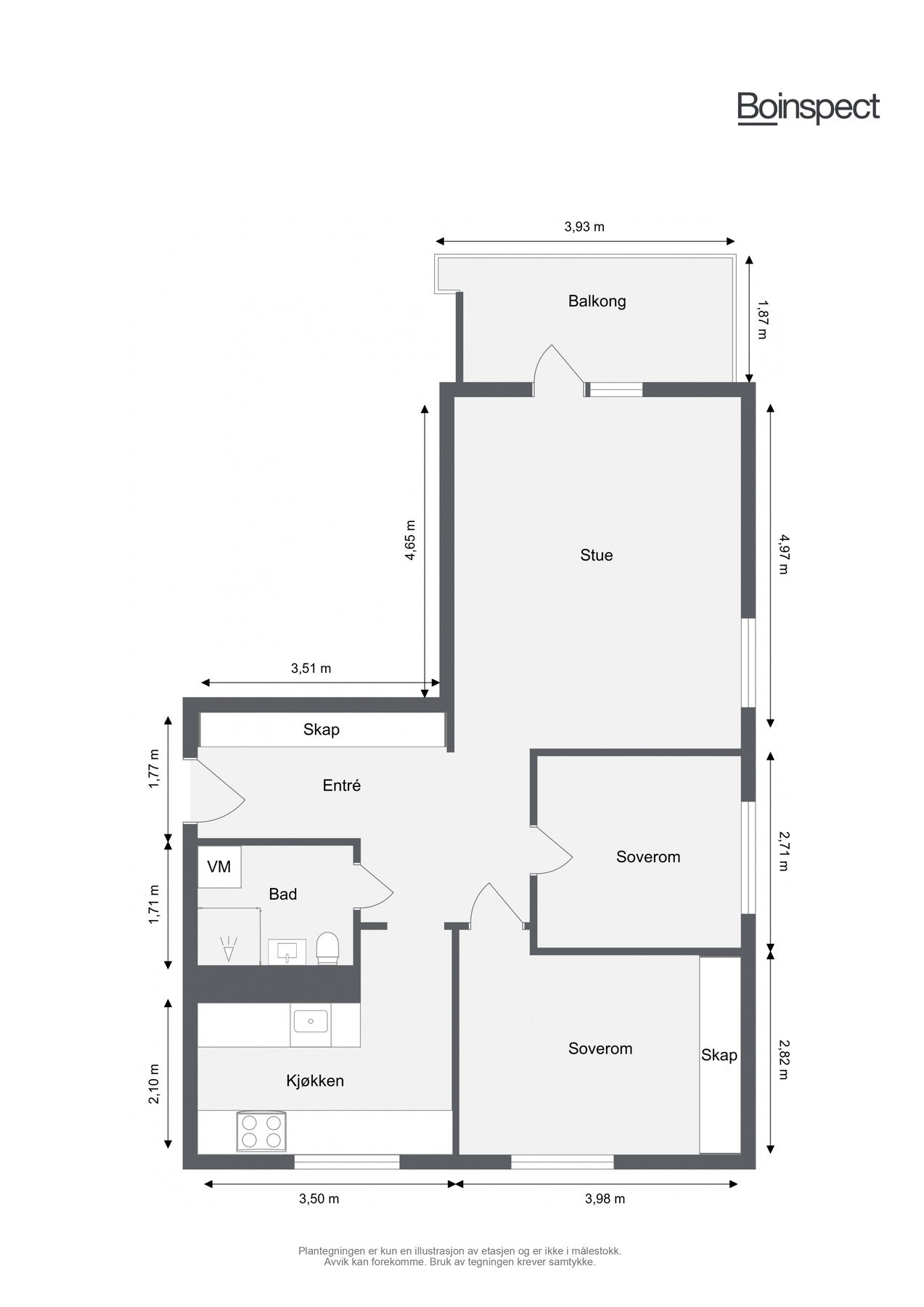 Plantegning Galleribilde