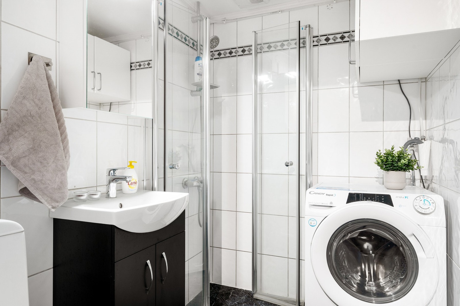 Badet ble oppgradert med ny innredning i 2023. Galleribilde