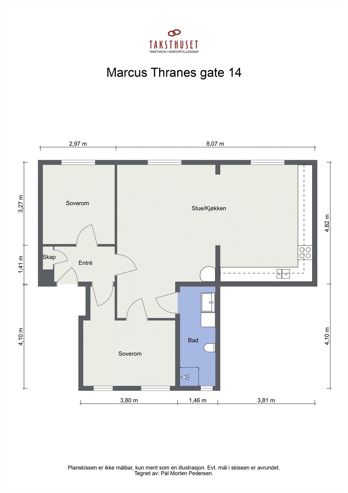 Plantegning. Galleribilde