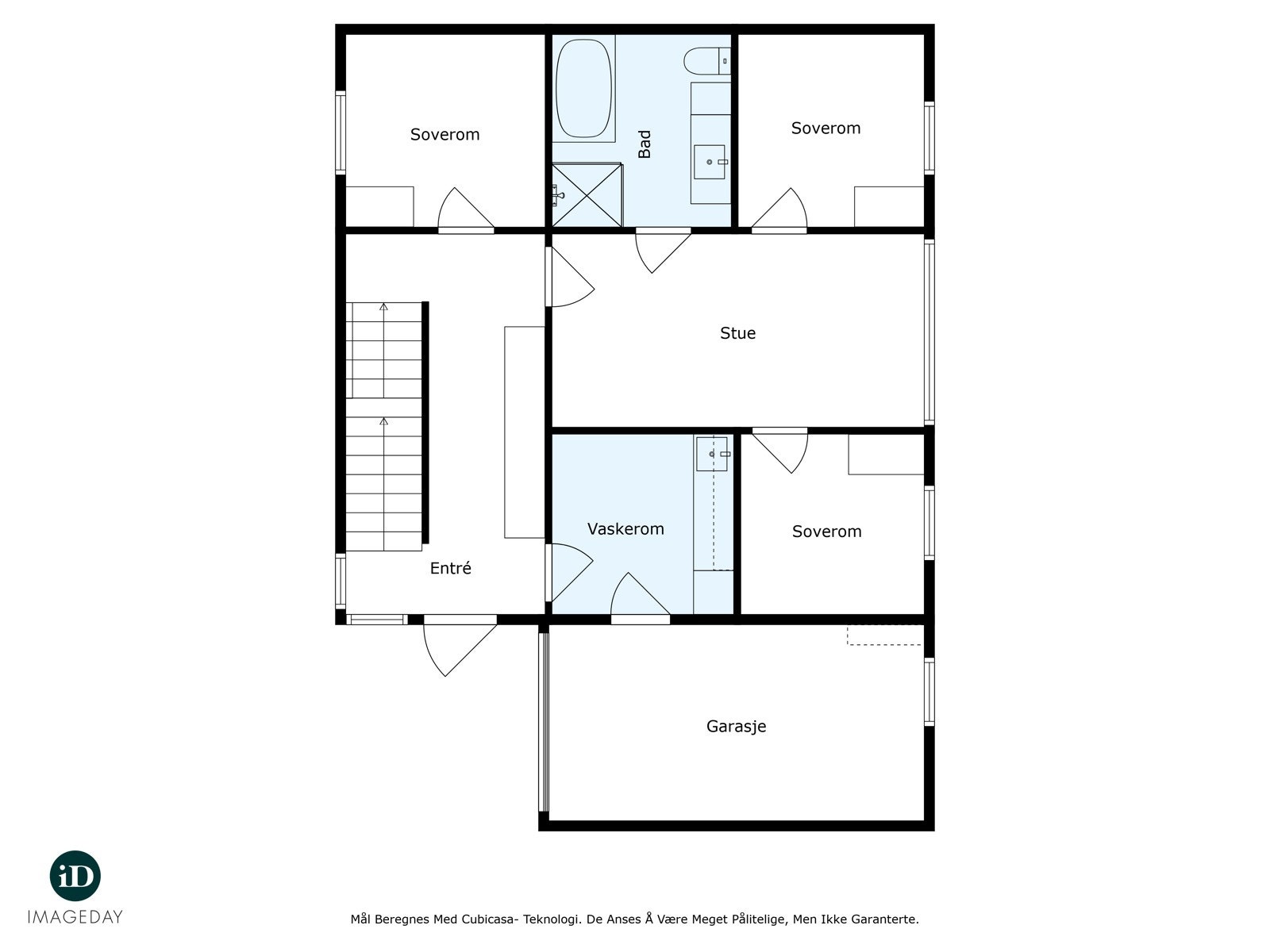 Plantegning - 1. etg Galleribilde
