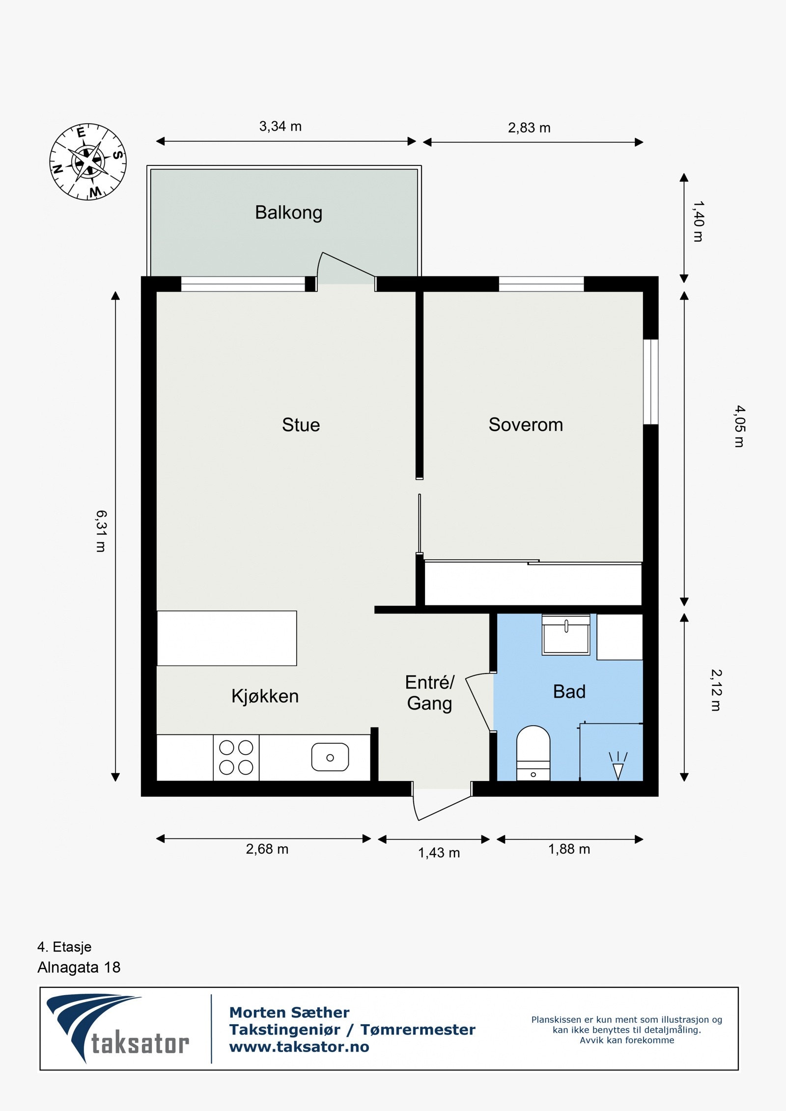 Plantegning Galleribilde