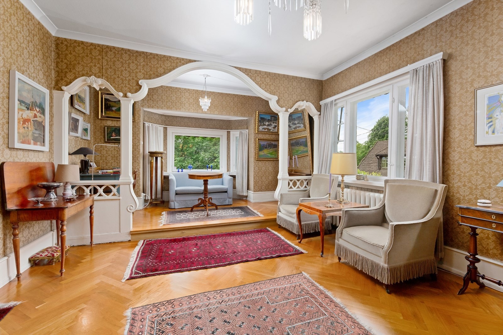 Vakre stuedetaljer Galleribilde