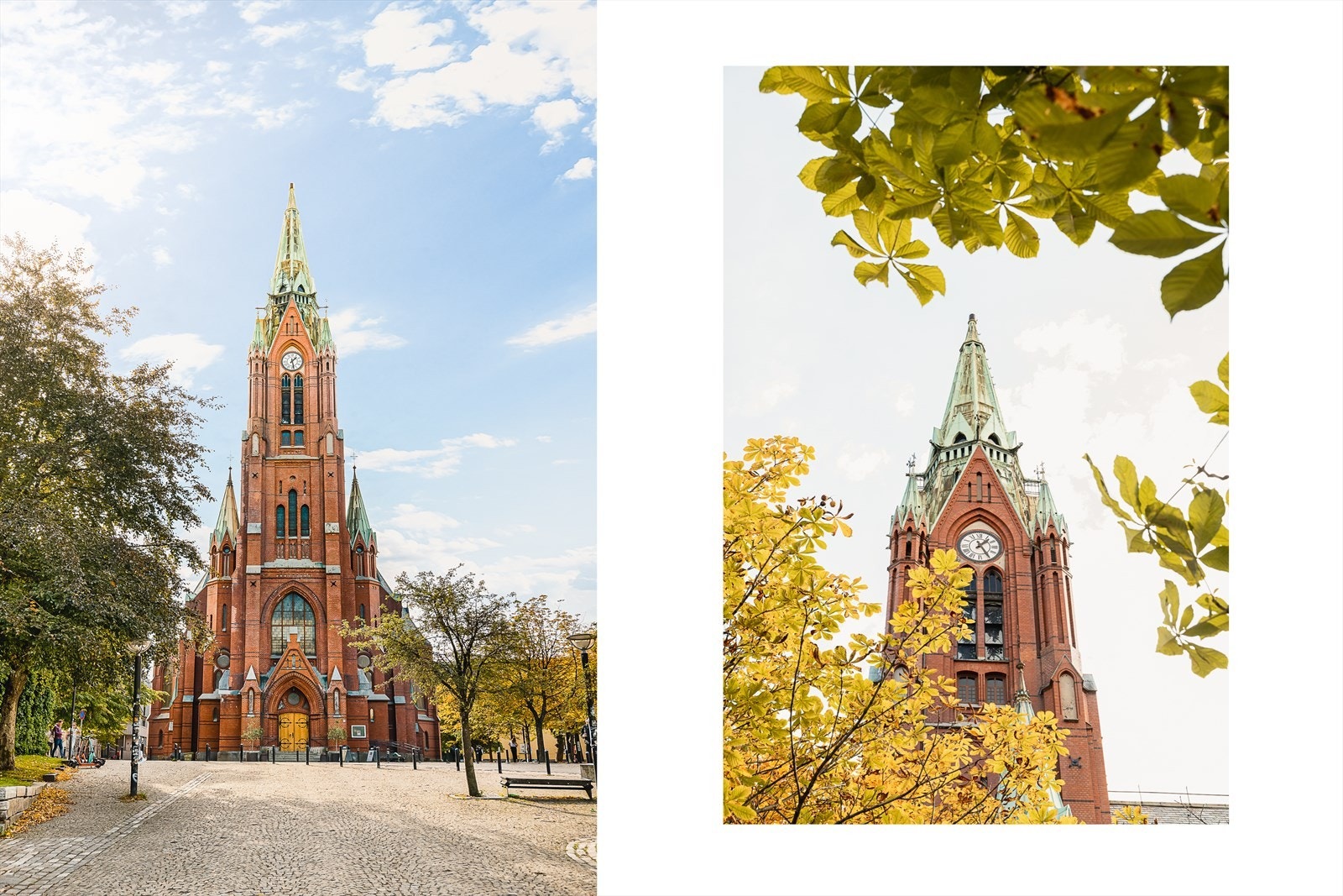 Et merkested Johannes kirken ligger også like ved boligen. Her er det også barnehage. Galleribilde