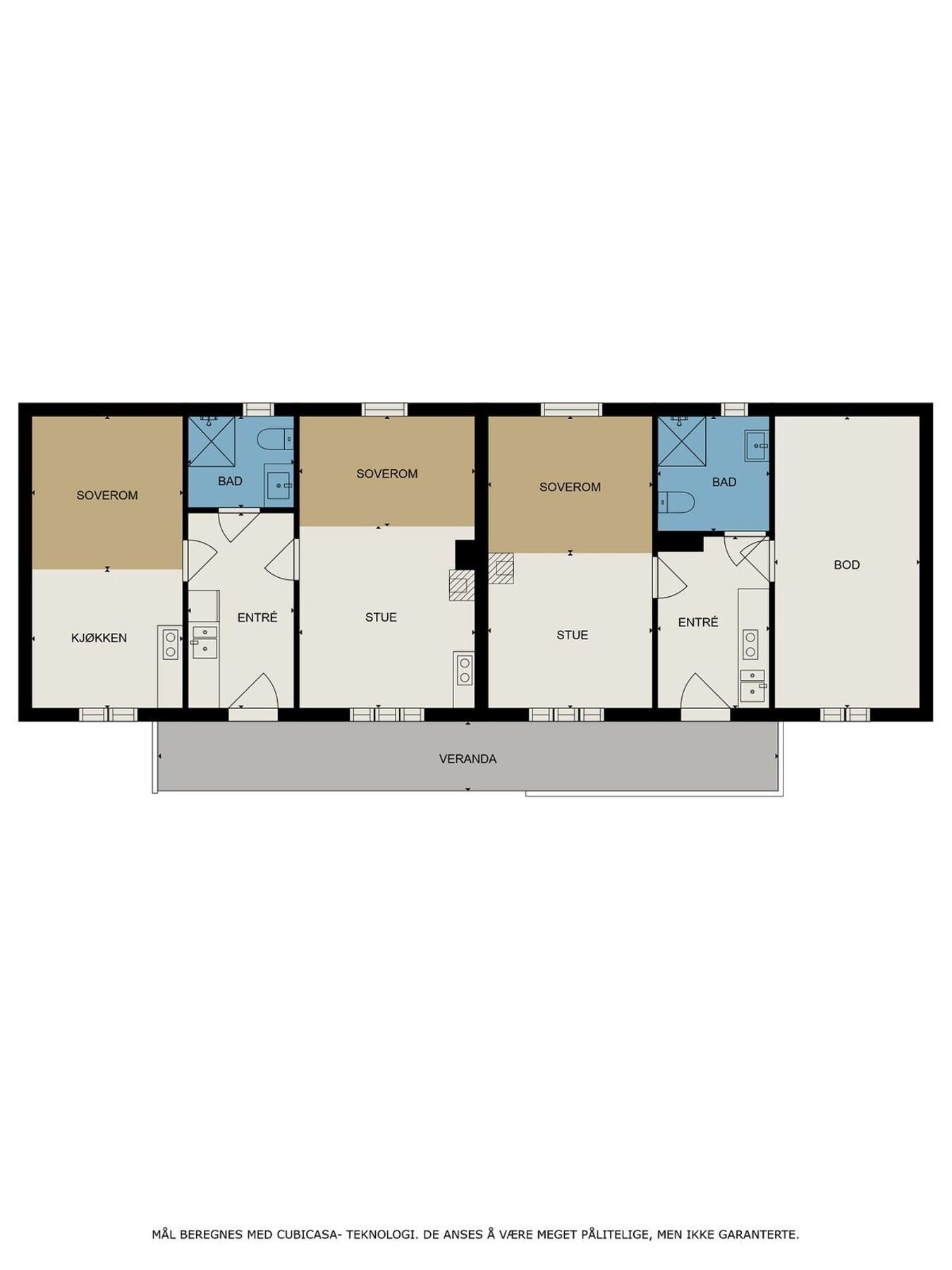 Planskisse av dobbeltbua. Galleribilde