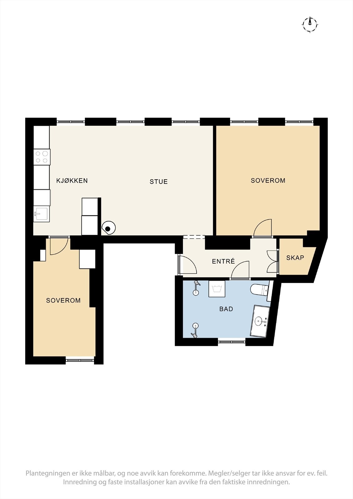 Plantegning. Galleribilde