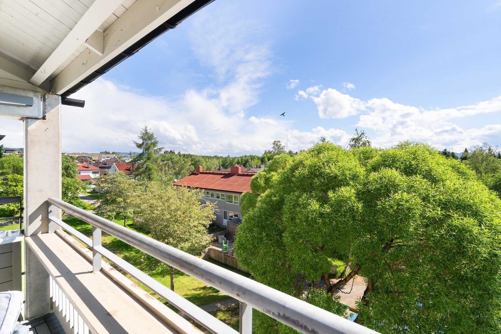 Fin utsikt fra byggets 4. etasje. Galleribilde