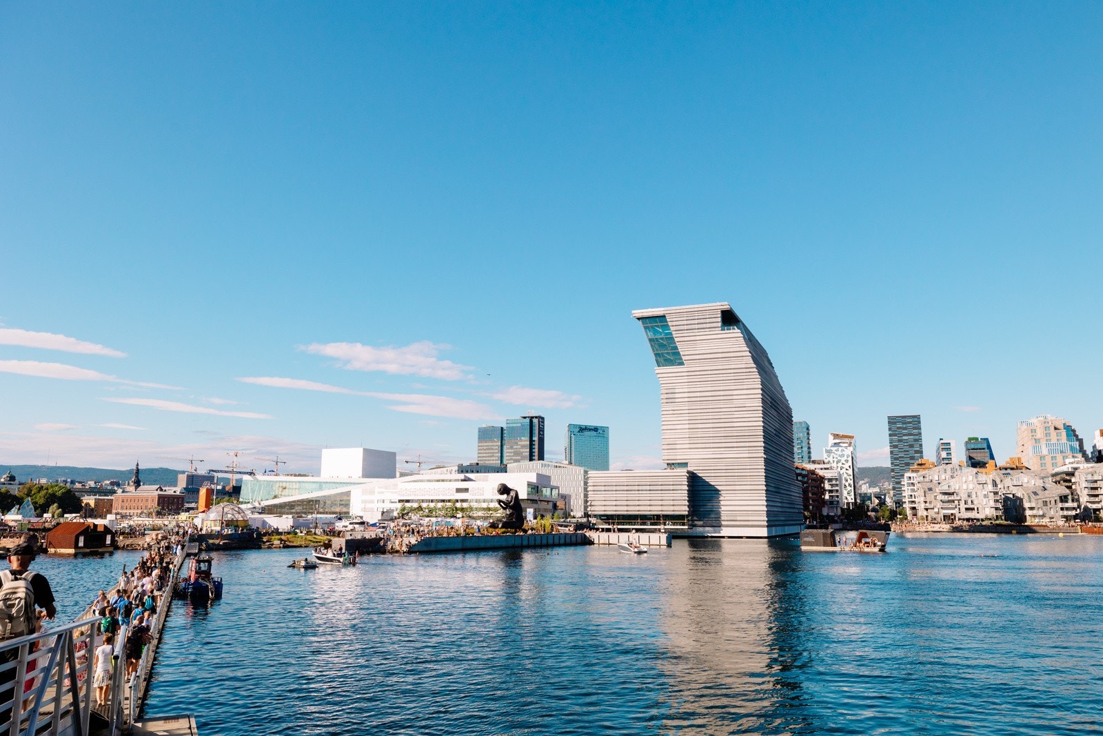 Det er kun 14 minutters gange til Bjørvika fra leiligheten. Galleribilde