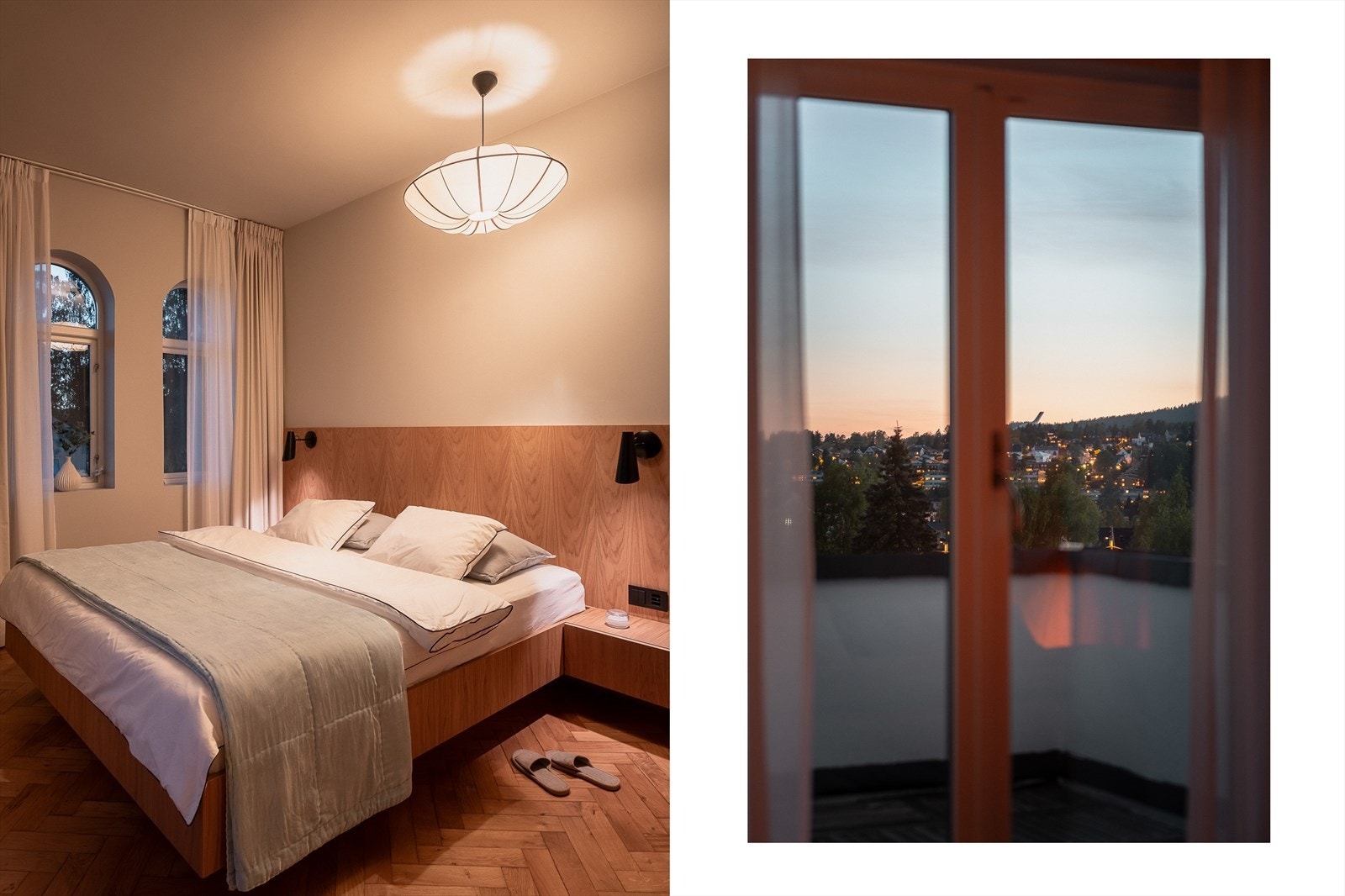 Nydelig utsikt også på kveldstid Galleribilde