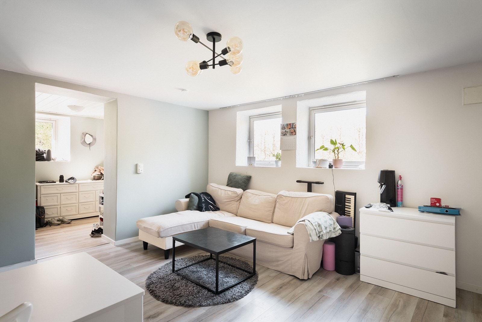 Utleiedelen har eget elektrisk anlegg med separat strømmåler og abonnement Galleribilde