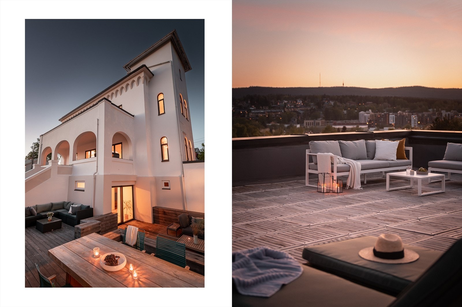 Kveldsstemning ute Galleribilde